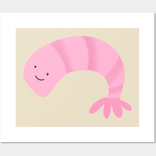 Cute shrimp! Posters and Art